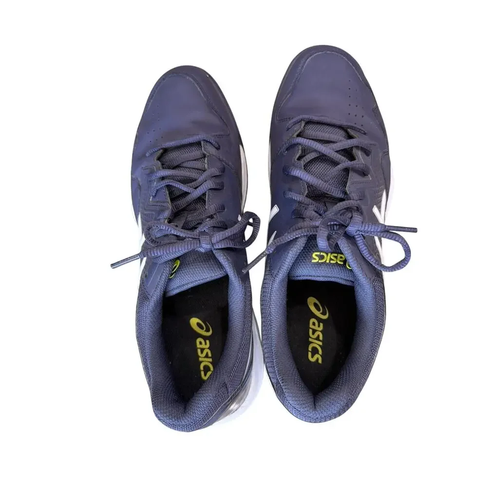 ASICS GEL-Dedicate 7 Men's Tennis Shoes Steel Blue White Size 12 Athletic